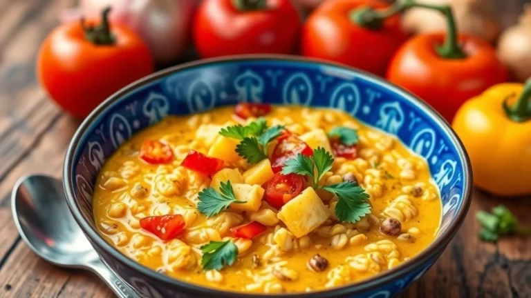 Spicy Masala Oats Breakfast Bowl Recipe