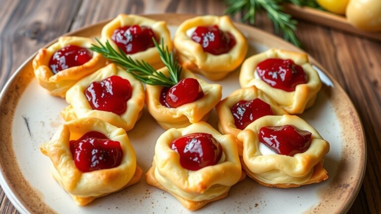 Cranberry Brie Bites Recipe