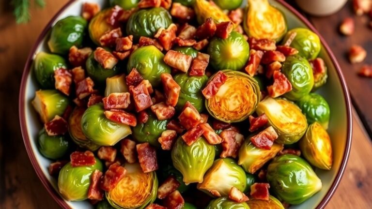 Maple Bourbon Bacon Brussels Sprouts Recipe