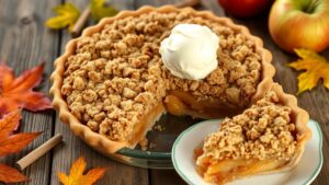 Apple Cinnamon Crumble Pie Recipe