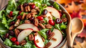 Cranberry Apple Pecan Salad Recipe