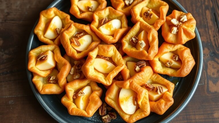 Baked Apple Brie Bites Recipe