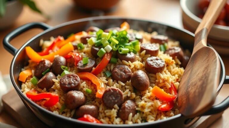 Cajun Sausage & Rice Skillet Recipe