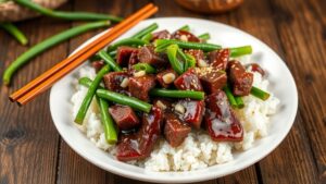 Mongolian Beef and Green Beans Recipe
