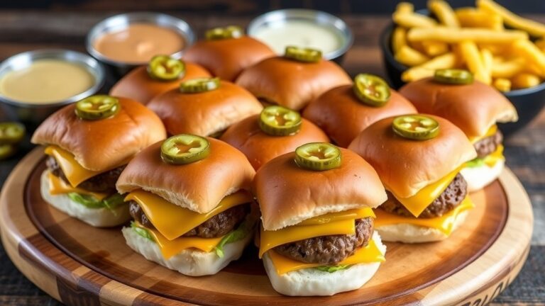 Sausage Cheeseburger Sliders Recipe