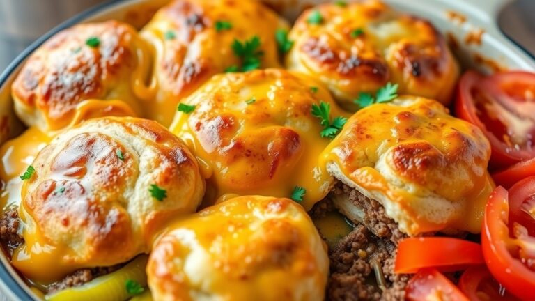 Cheeseburger Biscuit Bake Recipe