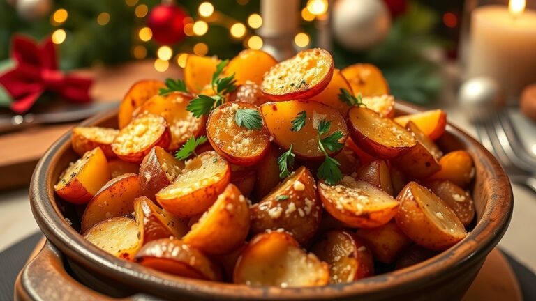 Cheesy Parmesan Roasted Potatoes Recipe