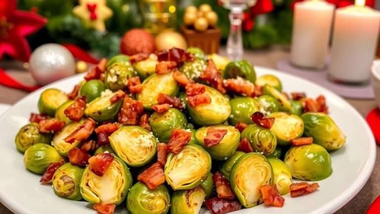 Crispy Bacon Brussels Sprouts Recipe
