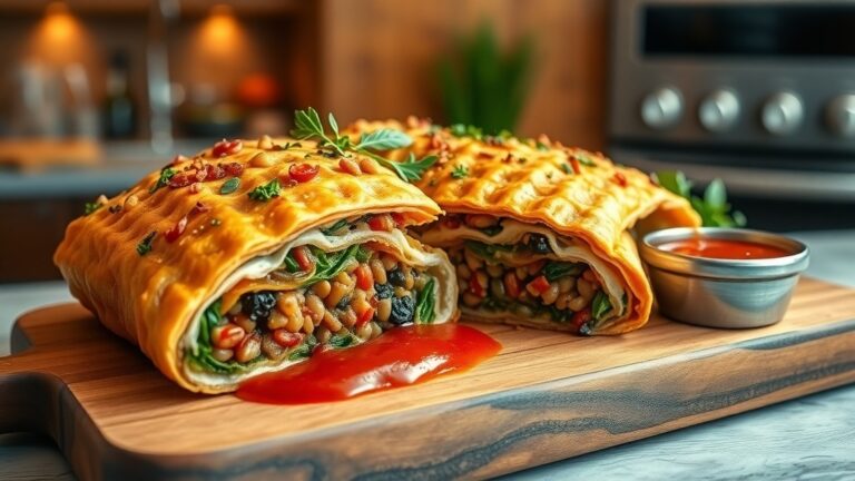 Vegan Lentil Stromboli Recipe